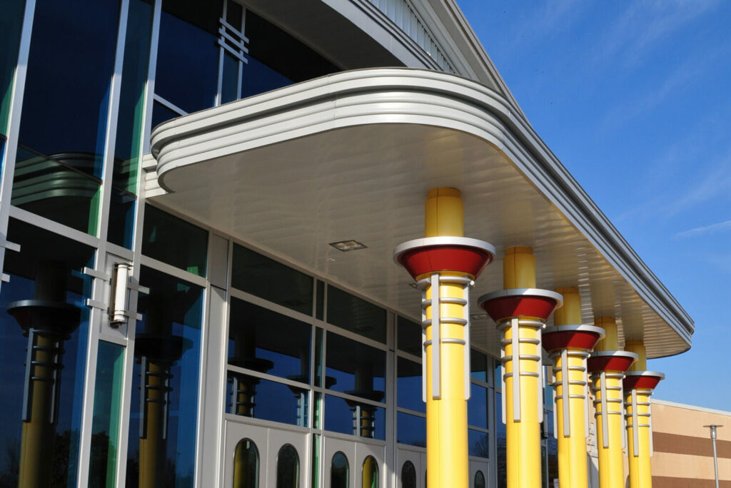 Kalamazoo-Expo-Center-column-detail